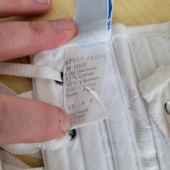 Vintage Sears Fan Corsette Gorgeous Lace Up Waist Trainer Support Cosplay - Picture 12 of 16